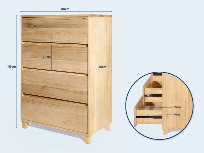 Chest of Drawers (Tallboy) - Image 7